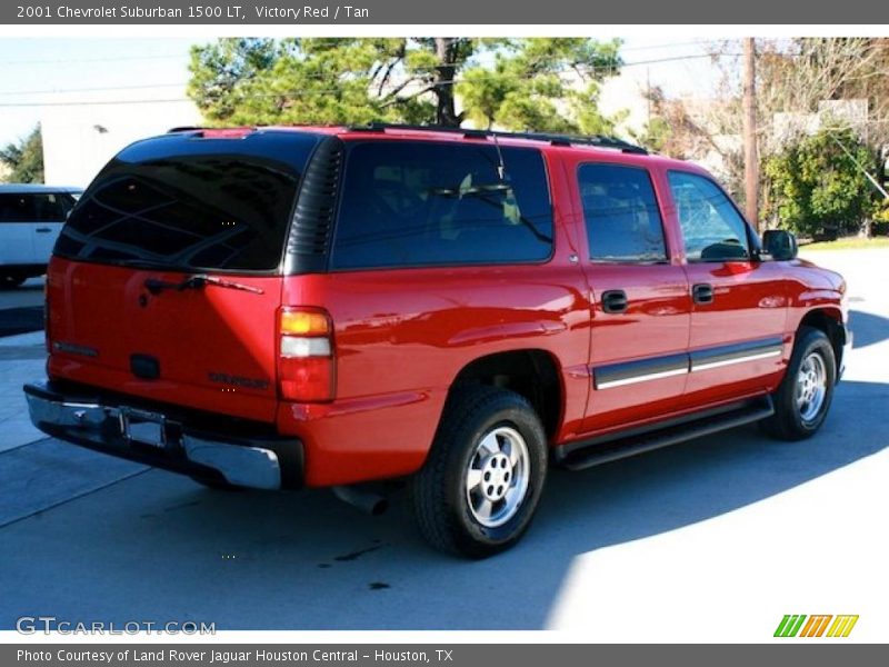 Victory Red / Tan 2001 Chevrolet Suburban 1500 LT
