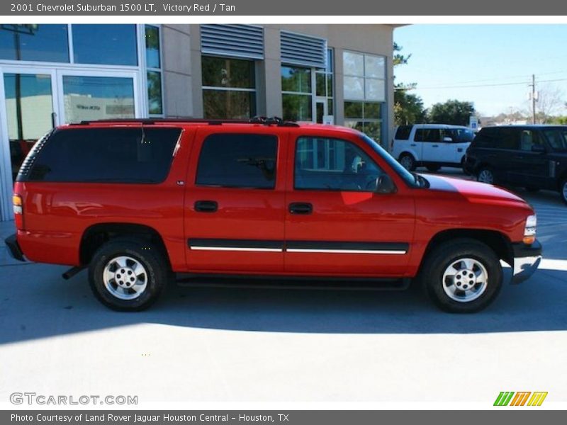 Victory Red / Tan 2001 Chevrolet Suburban 1500 LT