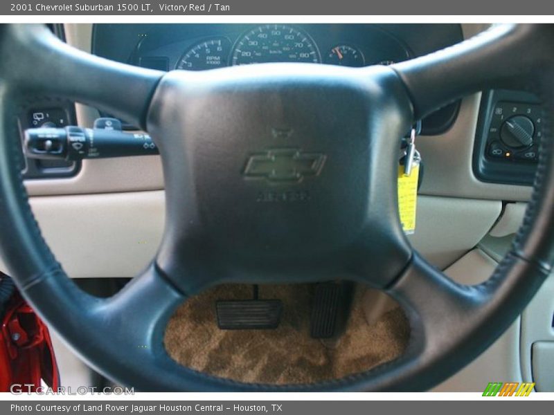 Victory Red / Tan 2001 Chevrolet Suburban 1500 LT