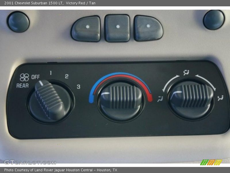 Controls of 2001 Suburban 1500 LT