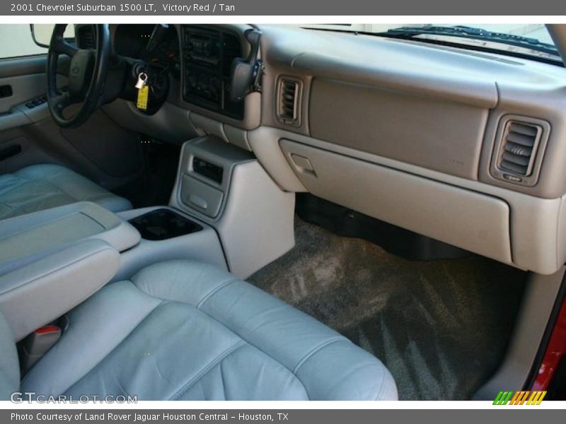 Victory Red / Tan 2001 Chevrolet Suburban 1500 LT