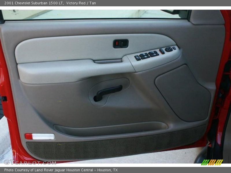 Victory Red / Tan 2001 Chevrolet Suburban 1500 LT