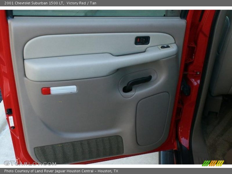 Victory Red / Tan 2001 Chevrolet Suburban 1500 LT