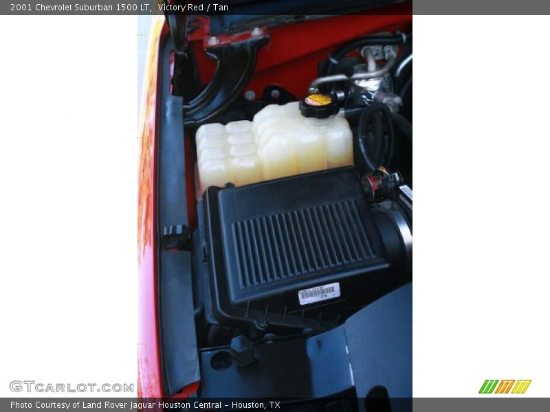 Victory Red / Tan 2001 Chevrolet Suburban 1500 LT
