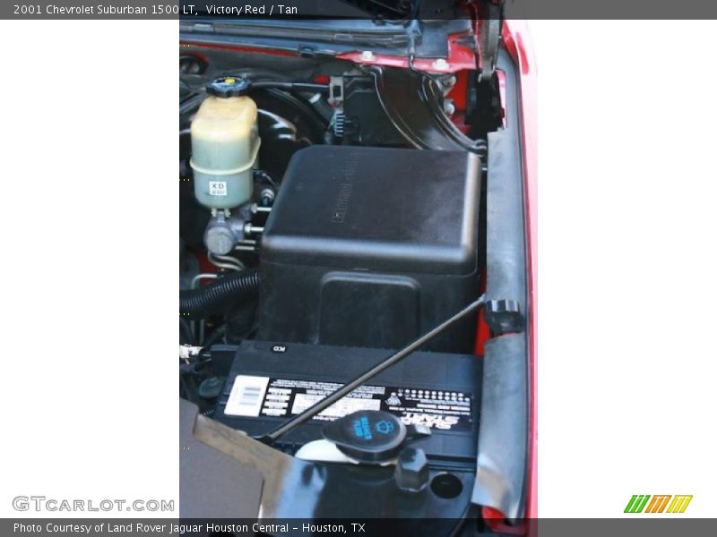 Victory Red / Tan 2001 Chevrolet Suburban 1500 LT