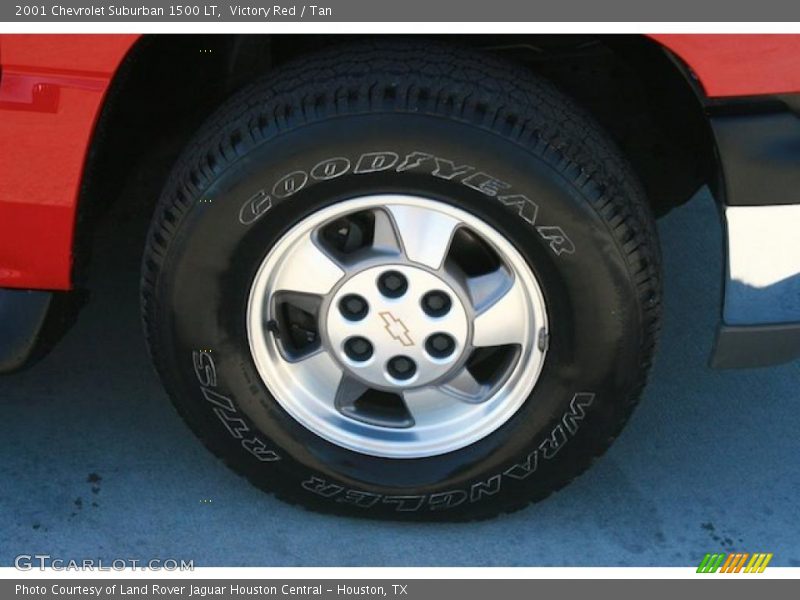 Victory Red / Tan 2001 Chevrolet Suburban 1500 LT