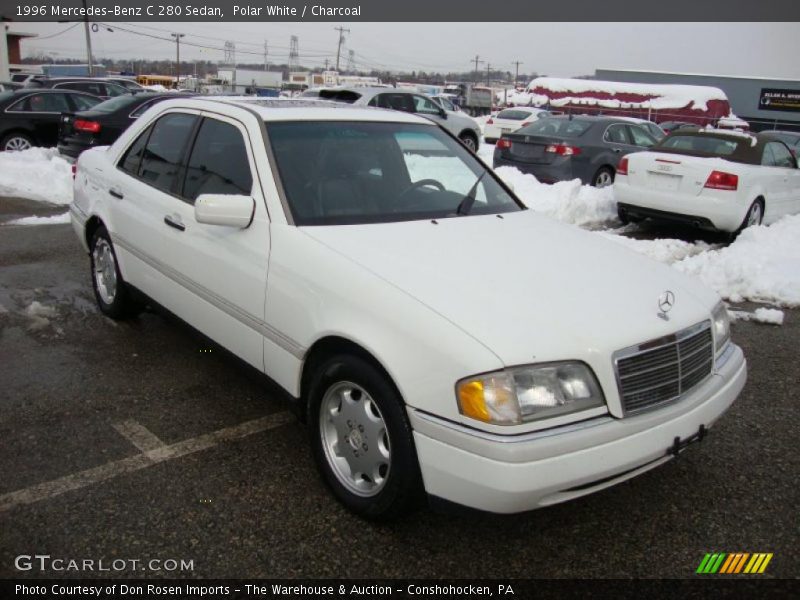 Polar White / Charcoal 1996 Mercedes-Benz C 280 Sedan