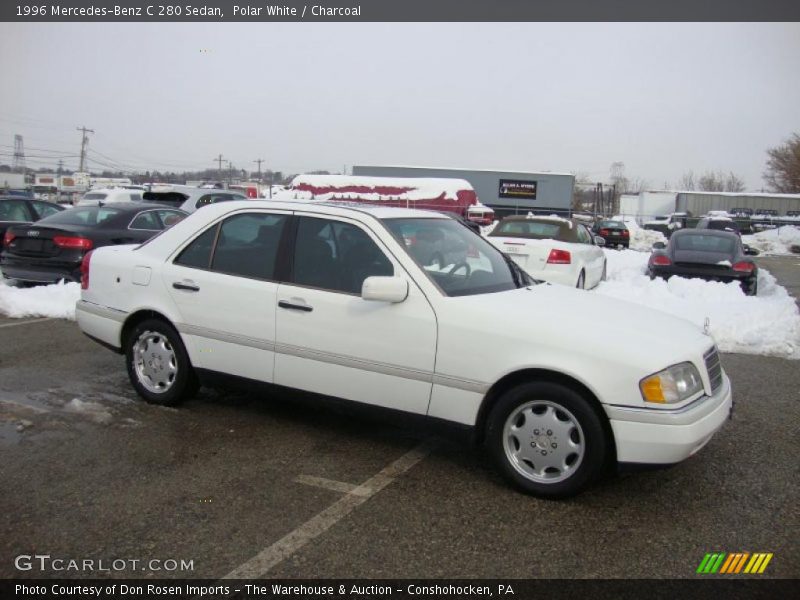 Polar White / Charcoal 1996 Mercedes-Benz C 280 Sedan