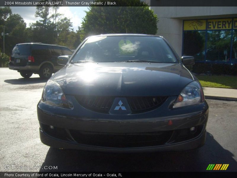 Thunder Gray Metallic / Black 2004 Mitsubishi Lancer RALLIART