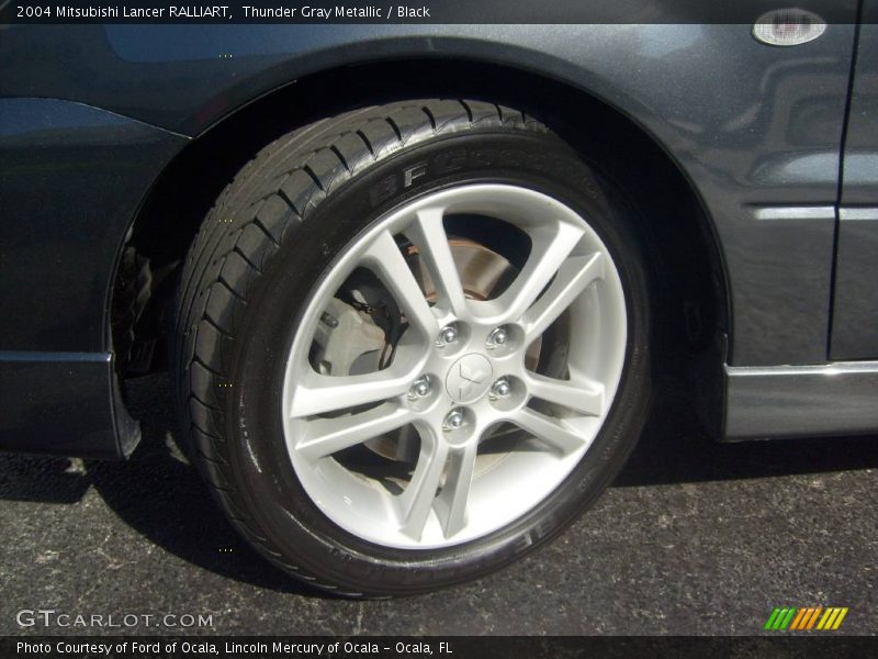 Thunder Gray Metallic / Black 2004 Mitsubishi Lancer RALLIART