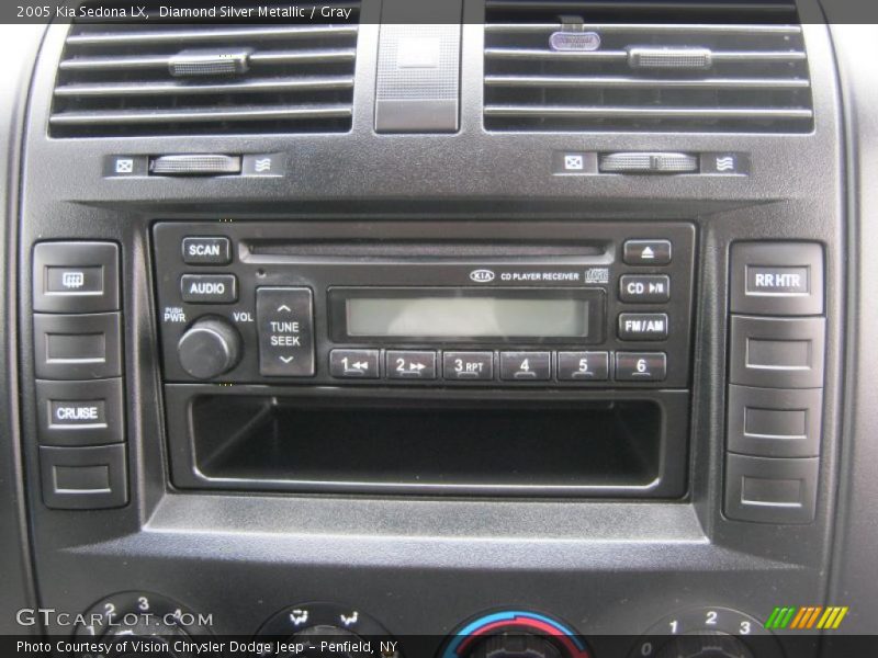 Diamond Silver Metallic / Gray 2005 Kia Sedona LX