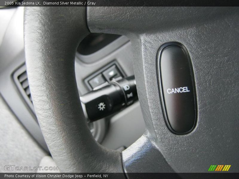 Diamond Silver Metallic / Gray 2005 Kia Sedona LX
