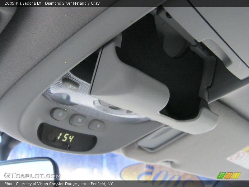 Diamond Silver Metallic / Gray 2005 Kia Sedona LX