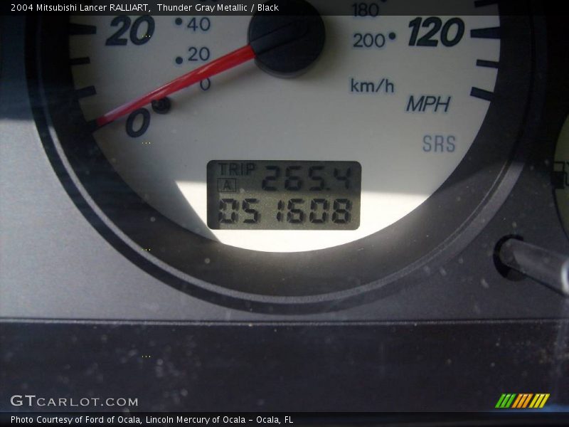 Thunder Gray Metallic / Black 2004 Mitsubishi Lancer RALLIART