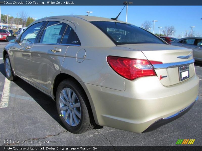 White Gold / Black 2011 Chrysler 200 Touring