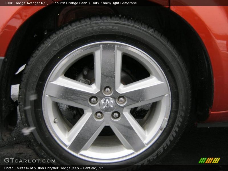 Sunburst Orange Pearl / Dark Khaki/Light Graystone 2008 Dodge Avenger R/T