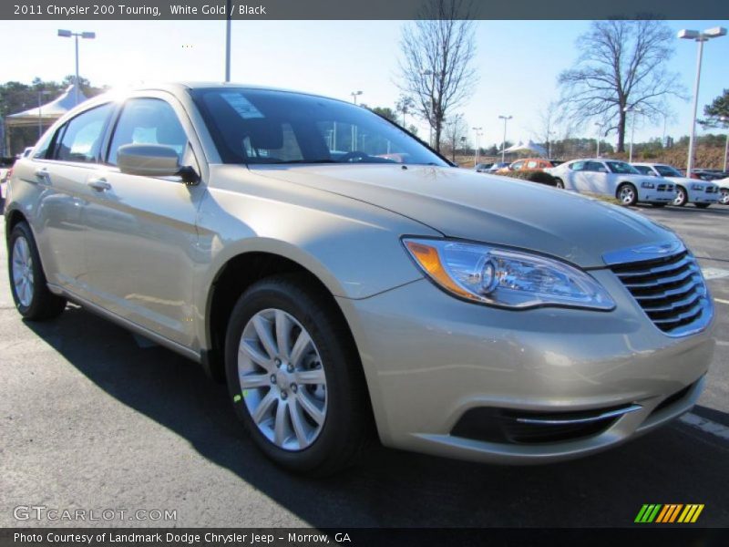 White Gold / Black 2011 Chrysler 200 Touring