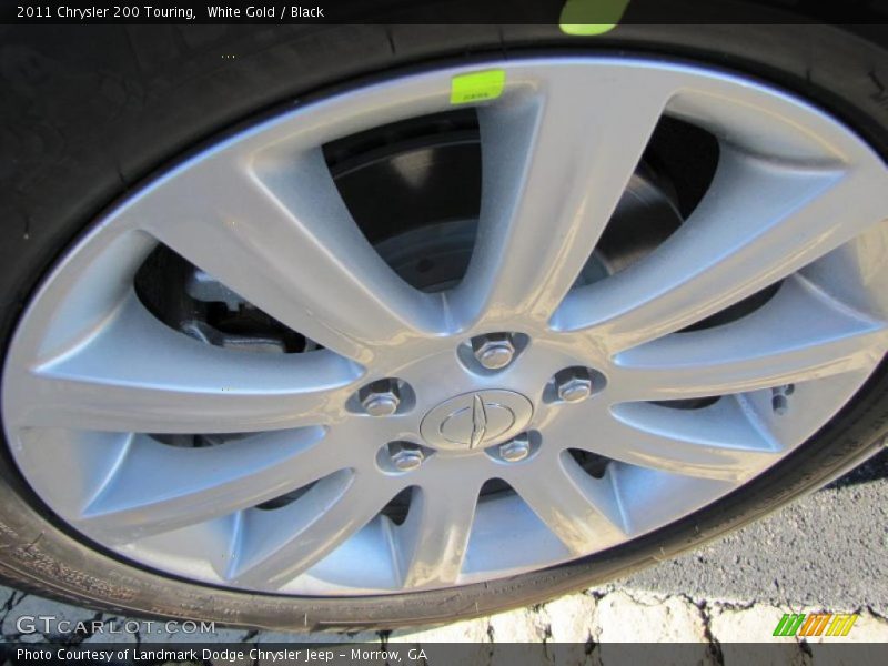 White Gold / Black 2011 Chrysler 200 Touring