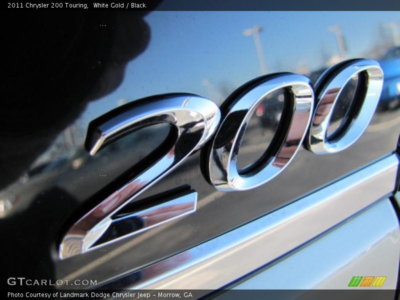 White Gold / Black 2011 Chrysler 200 Touring
