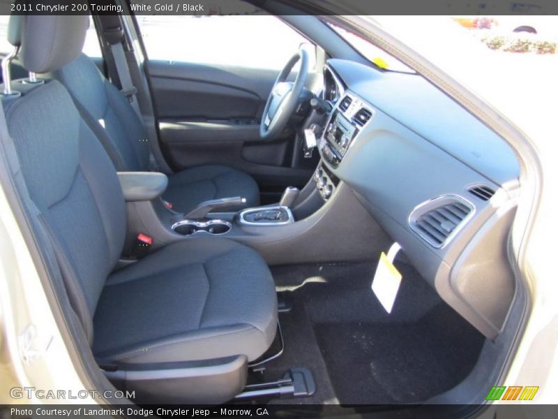 White Gold / Black 2011 Chrysler 200 Touring