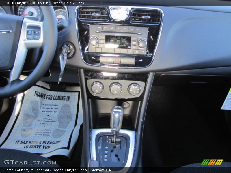 White Gold / Black 2011 Chrysler 200 Touring