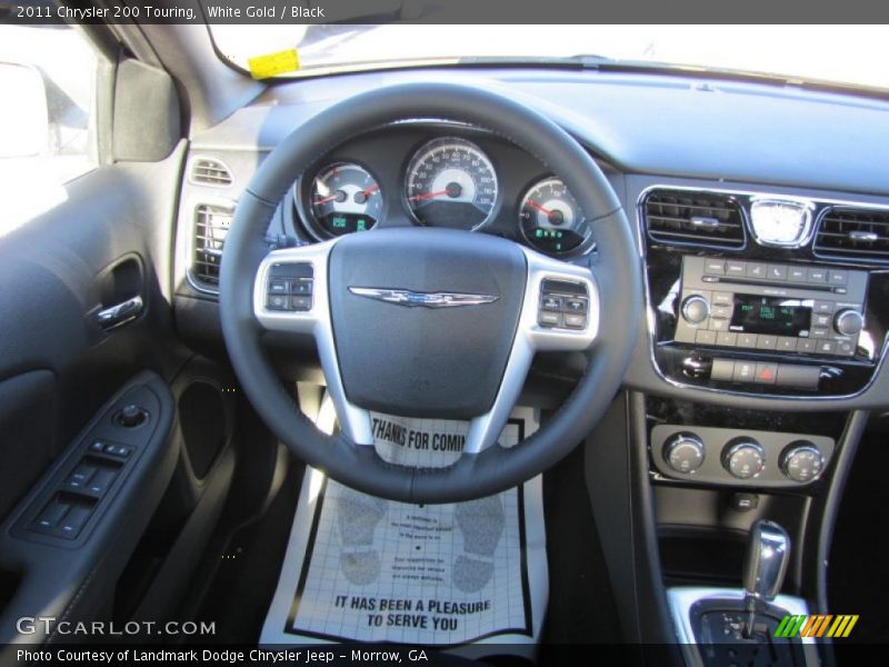 White Gold / Black 2011 Chrysler 200 Touring