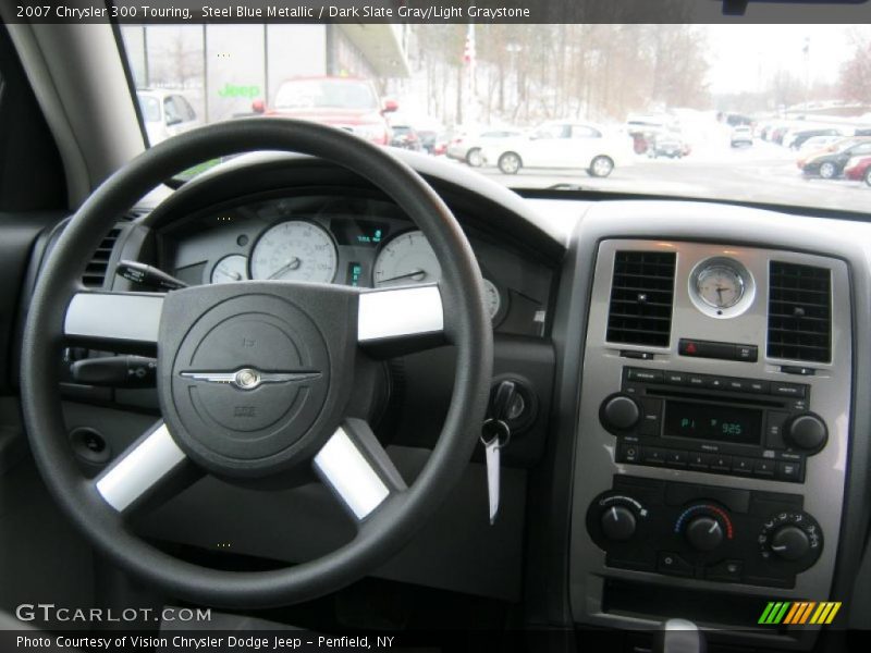Steel Blue Metallic / Dark Slate Gray/Light Graystone 2007 Chrysler 300 Touring