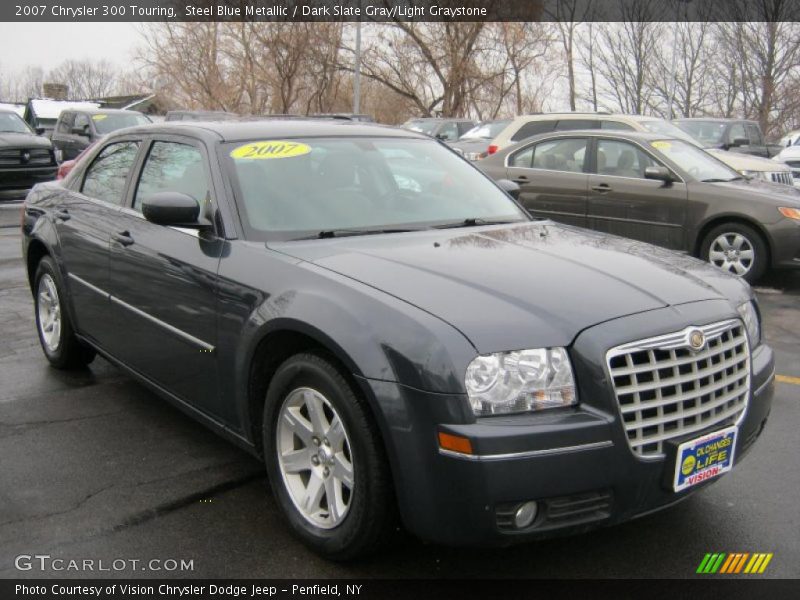 Steel Blue Metallic / Dark Slate Gray/Light Graystone 2007 Chrysler 300 Touring
