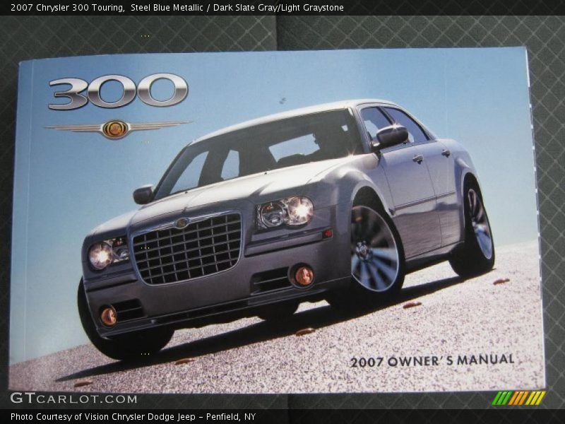 Steel Blue Metallic / Dark Slate Gray/Light Graystone 2007 Chrysler 300 Touring