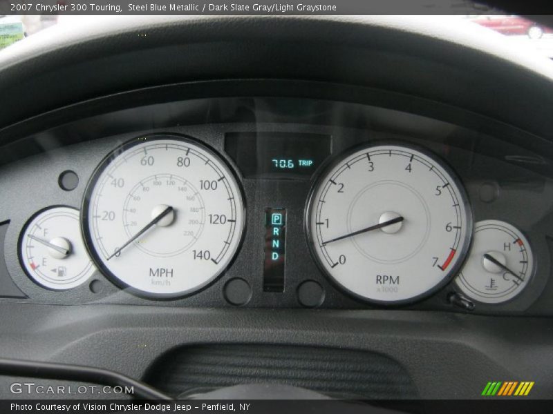 Steel Blue Metallic / Dark Slate Gray/Light Graystone 2007 Chrysler 300 Touring