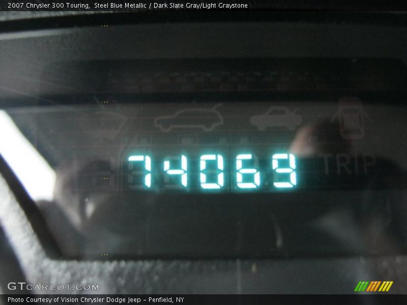 Steel Blue Metallic / Dark Slate Gray/Light Graystone 2007 Chrysler 300 Touring