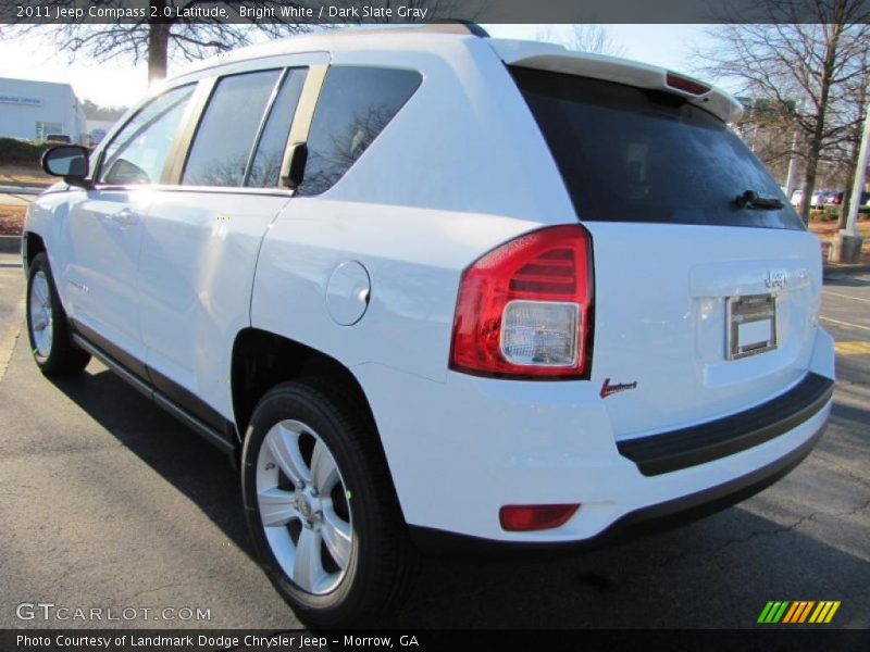 Bright White / Dark Slate Gray 2011 Jeep Compass 2.0 Latitude