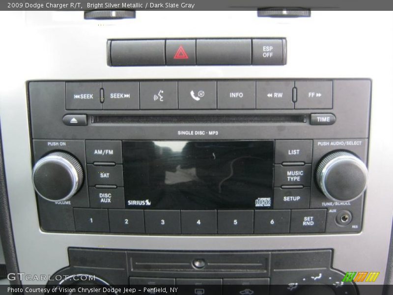 Bright Silver Metallic / Dark Slate Gray 2009 Dodge Charger R/T