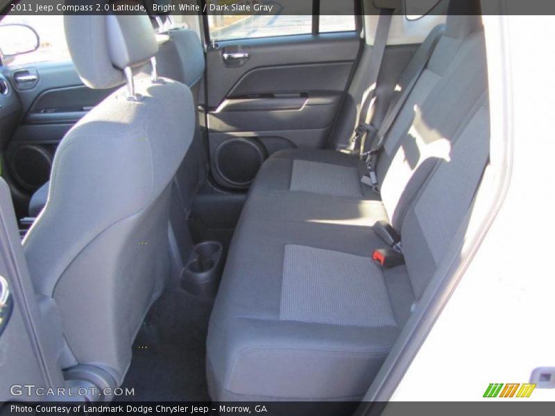 Bright White / Dark Slate Gray 2011 Jeep Compass 2.0 Latitude