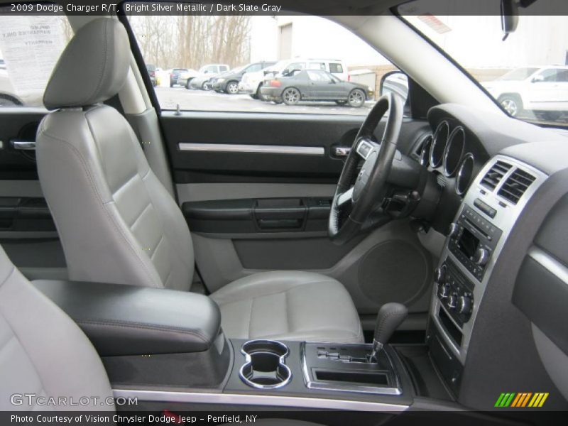 Bright Silver Metallic / Dark Slate Gray 2009 Dodge Charger R/T