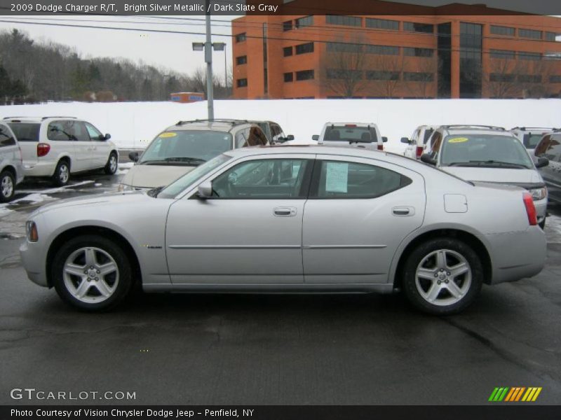 Bright Silver Metallic / Dark Slate Gray 2009 Dodge Charger R/T