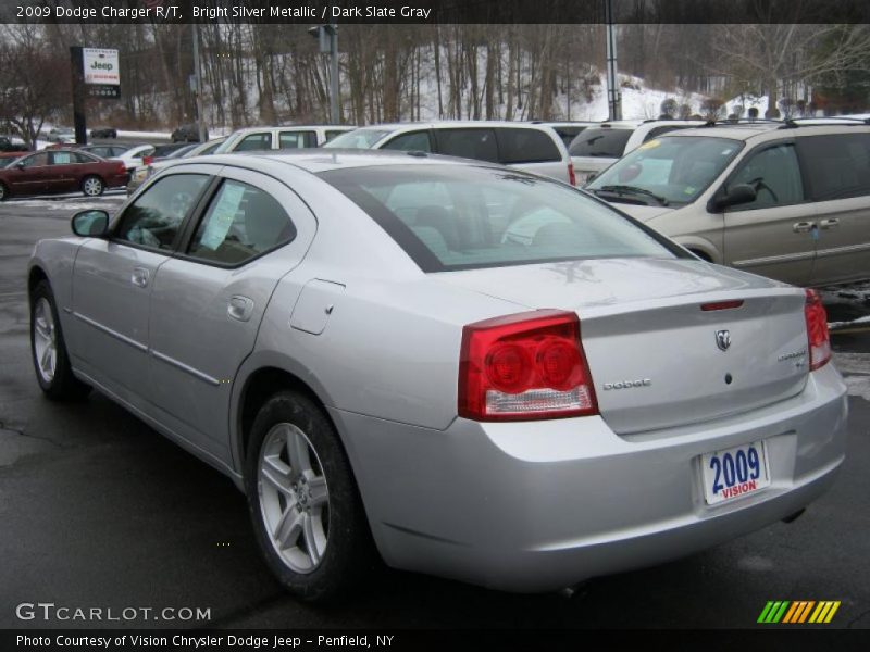 Bright Silver Metallic / Dark Slate Gray 2009 Dodge Charger R/T