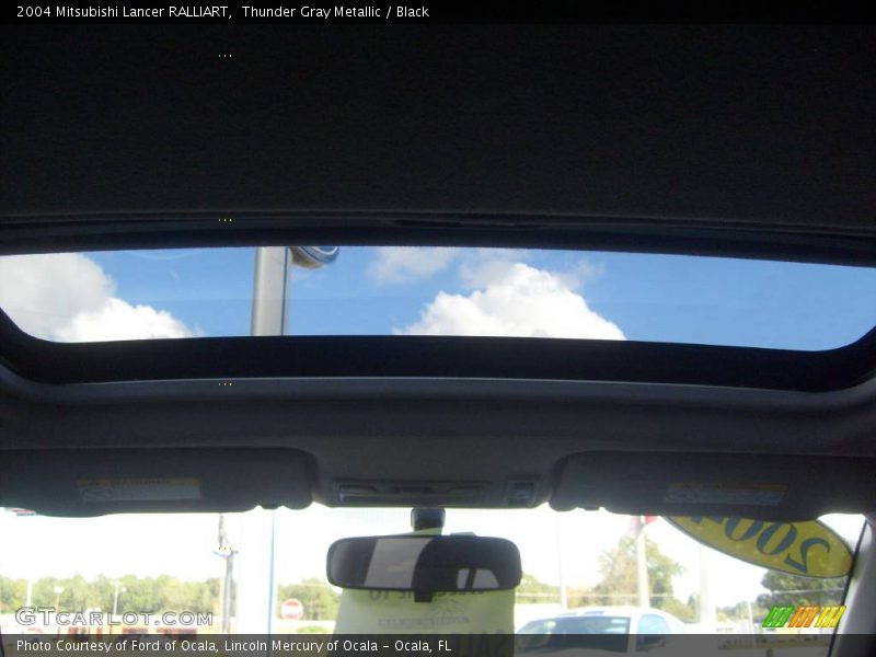 Thunder Gray Metallic / Black 2004 Mitsubishi Lancer RALLIART
