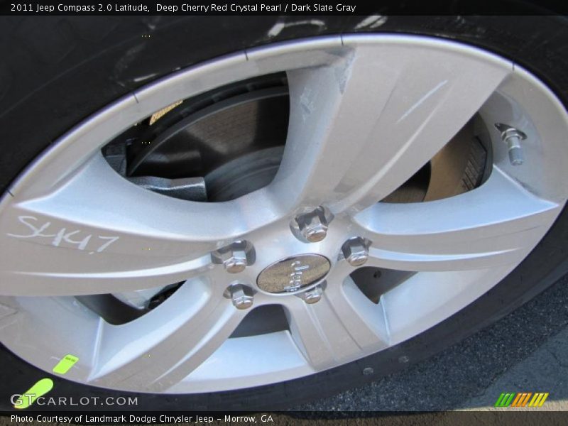 Deep Cherry Red Crystal Pearl / Dark Slate Gray 2011 Jeep Compass 2.0 Latitude