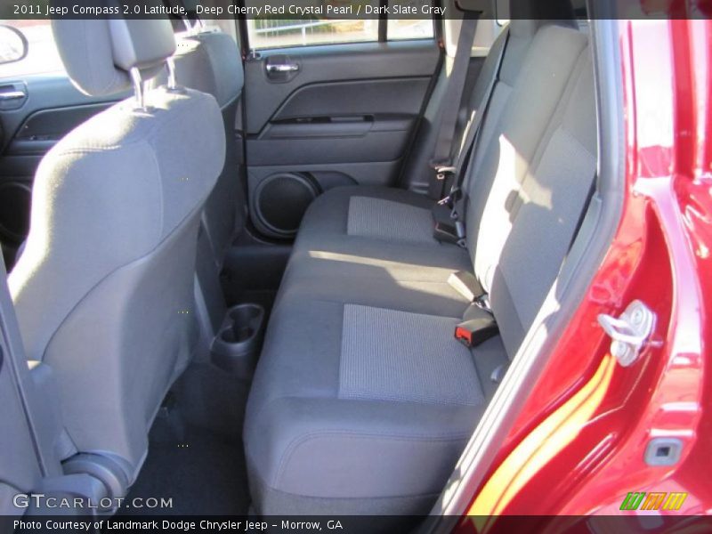 Deep Cherry Red Crystal Pearl / Dark Slate Gray 2011 Jeep Compass 2.0 Latitude