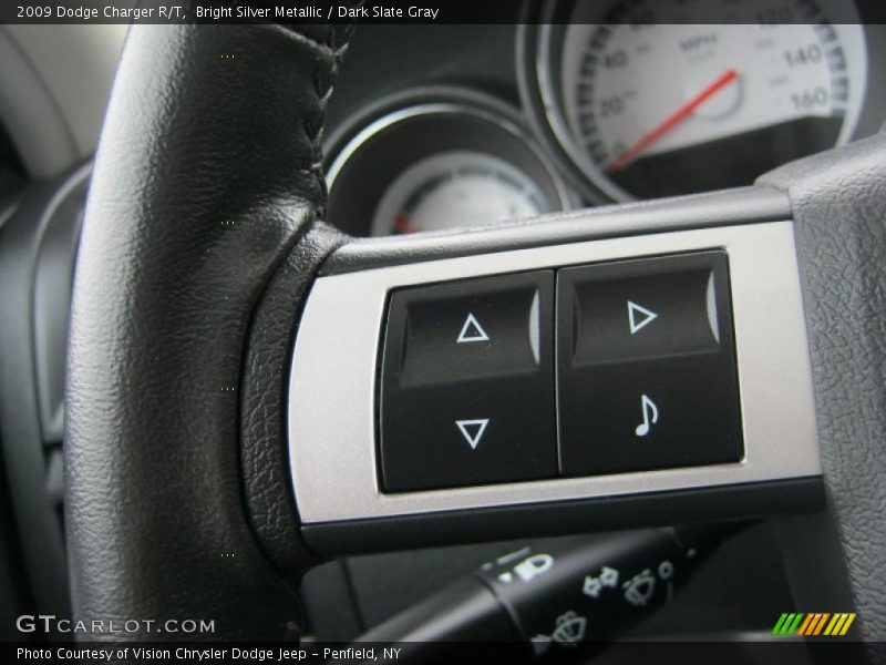 Bright Silver Metallic / Dark Slate Gray 2009 Dodge Charger R/T