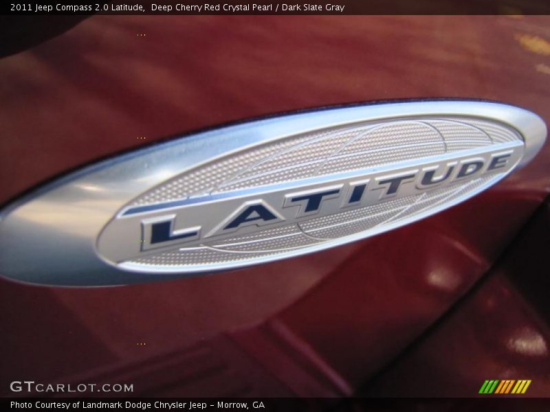 Deep Cherry Red Crystal Pearl / Dark Slate Gray 2011 Jeep Compass 2.0 Latitude