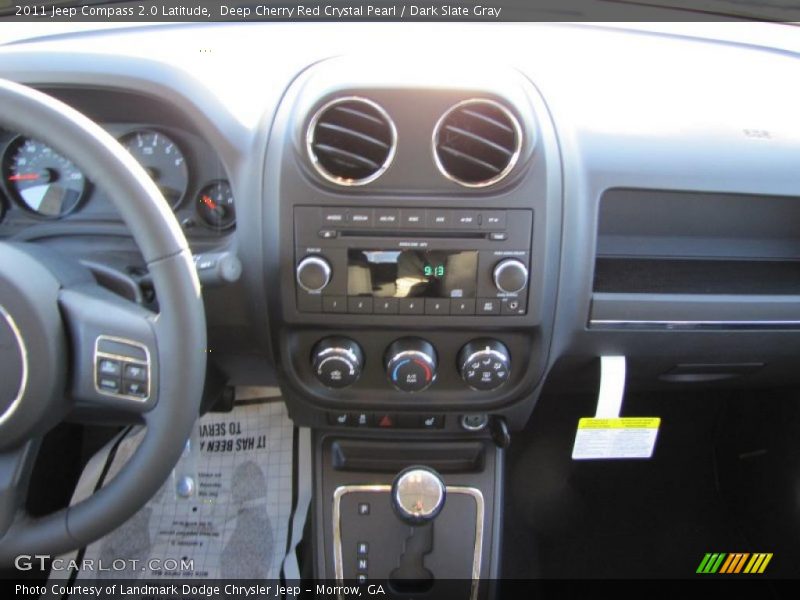 Deep Cherry Red Crystal Pearl / Dark Slate Gray 2011 Jeep Compass 2.0 Latitude