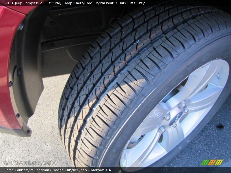 Deep Cherry Red Crystal Pearl / Dark Slate Gray 2011 Jeep Compass 2.0 Latitude