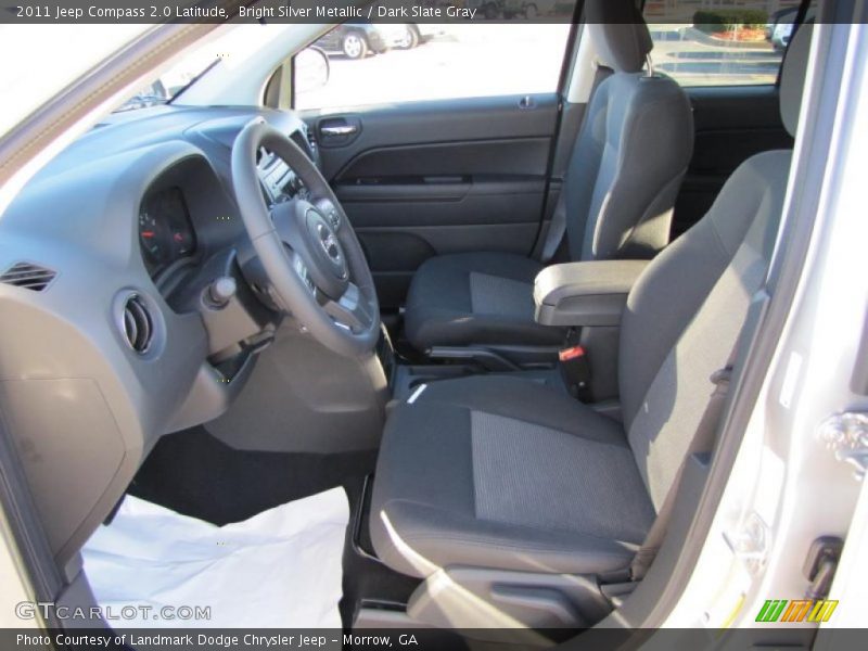 Bright Silver Metallic / Dark Slate Gray 2011 Jeep Compass 2.0 Latitude