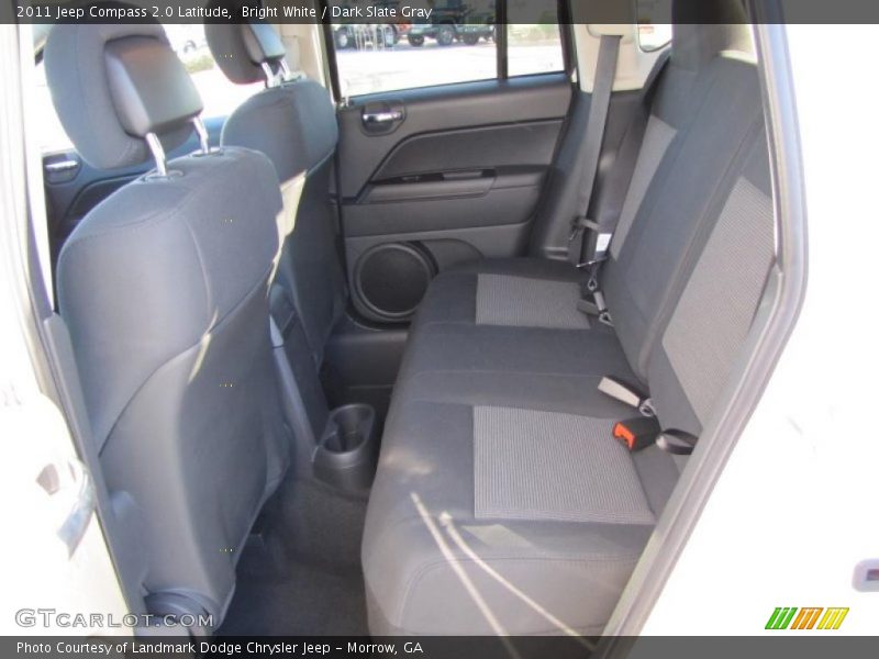 Bright White / Dark Slate Gray 2011 Jeep Compass 2.0 Latitude