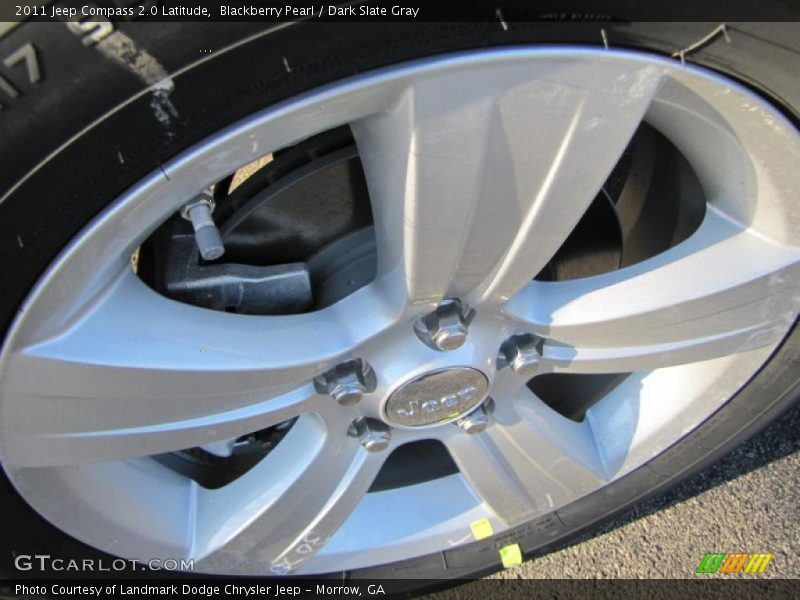 Blackberry Pearl / Dark Slate Gray 2011 Jeep Compass 2.0 Latitude