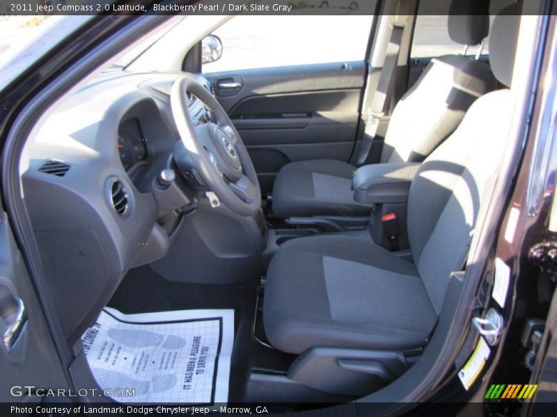Blackberry Pearl / Dark Slate Gray 2011 Jeep Compass 2.0 Latitude