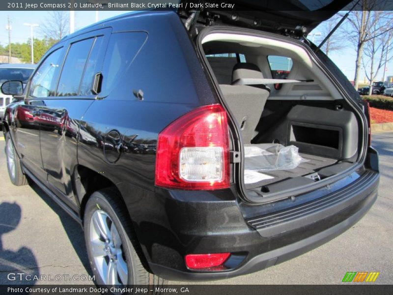 Brilliant Black Crystal Pearl / Dark Slate Gray 2011 Jeep Compass 2.0 Latitude