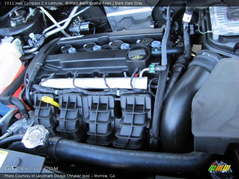 Brilliant Black Crystal Pearl / Dark Slate Gray 2011 Jeep Compass 2.0 Latitude